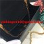 YSL Tassel Chain Bag 22cm Smooth Leather Black Gold