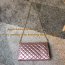 Valentino Free Rockstud Spike Chain Metallic Pink Bag
