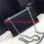 YSL Tassel Chain Bag 22cm Croco Black Silver