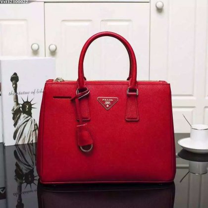 Prada Galleria Bag 2274 Saffiano Leather 33cm Red