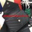 YSL Top Handle Shoulder Bag 24cm Black Black