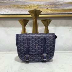 Goyard Belvedere Dark Blue Messenger Bag
