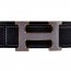 Hermes calf leather men H belt 138 gold/silver/black