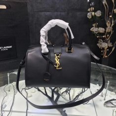 Saint Laurent Cabas Bag 30cm Black Gold