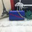 YSL Small Tassel Chain Leather Bag 17cm Blue