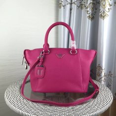 Prada Leather Handbag 1128 Rose