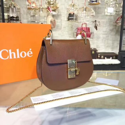 Chloe Drew Crossbody Bag Small 19cm Brown