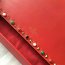 Valentino Rockstud Clutch 28cm Red Colorful Stones