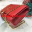 YSL Tassel Chain Bag 22cm Smooth Leather Red Gold