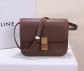 Celine Classic Box Bag 23cm Dark Brown