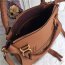 Chloe Marcie Cow Leather Tote Handbag Brown