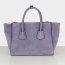 Prada 2619 purple genuine leather Tote bag