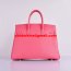 Hermes Birkin 35cm Togo leather Handbags Lip Pink Golden
