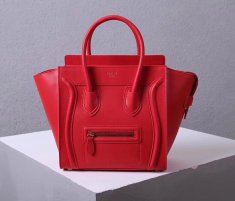 Celine Large Luggage Tote Bag 30cm Red