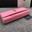 YSL Saint Laurent Clutch 27cm Smooth Leather Pink