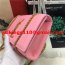 YSL Smooth Leather Chain Bag 22cm Pink