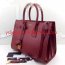 YSL Wine Downtown Tote Cow Leather Bags