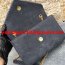 YSL Suede Leather Tassel 22cm Bag Grey