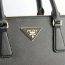 Prada Galleria Bag 1801 Saffiano Leather 30cm Black