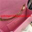 YSL Smooth Leather Chain Bag 22cm Pink