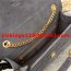 YSL Suede Leather Tassel 22cm Bag Grey