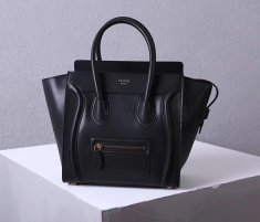 Celine Large Luggage Tote Bag 30cm Black