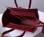 Celine Small Luggage Tote 20cm Burgundy Leather Bag