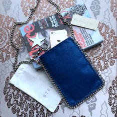 Stella McCartney Crossbody Phone Pouch Bag Blue