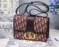 Dior Montaigne Burgundy Monogram Bag M9203