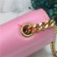 YSL Small Tassel Chain Leather Bag 17cm Pink