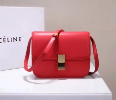 Celine Classic Box Bag 23cm Red