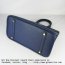 Hermes Birkin 35cm Togo leather Handbags dark blue golden
