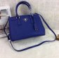 Prada Galleria Bag 1801 Saffiano Leather 30cm Blue